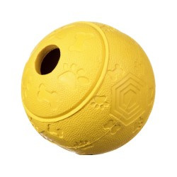 Barry King piłka na przysmaki żółta M 8 cm