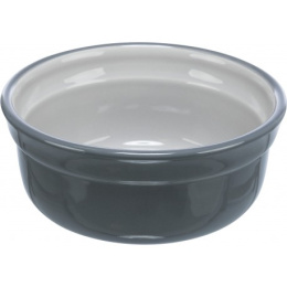 Miska ceramiczna, dla psa/kota, szara, 1.6 l/ 20 cm, pasuje do TX-24537